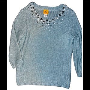 Ruby Rd. Sweaters Blue, sz M